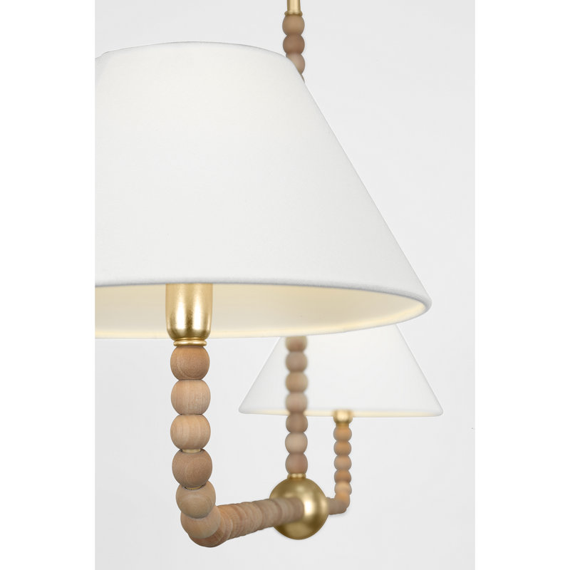 Dubuc Chapman and Myers Traditional Fiona Chandelier, Gild