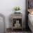 Nightstand With Drawer,End Table With Drawer And Open Shelf,Easy Assemble,Sturdy Side Frames,Metal Handle,Night Stand For Bedroom, Side Table For Livingroom-1500086564