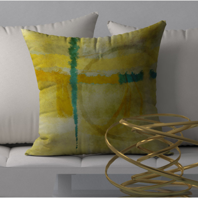 Housse de coussin carrée/insert, H 24 po x l 24 po
