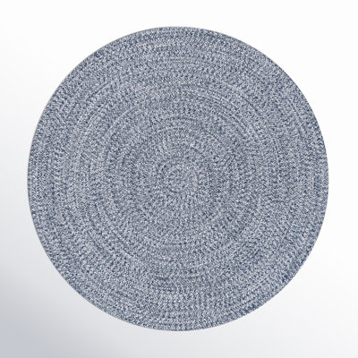 Amei Blue Hand-Braided Outdoor Rug