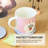 Round Felt Coasters 8pc Bulk Set with Holder