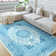 Fillender Washable Soft Vintage Rug Fashion Floral Rug For Living Room Dorm Decor