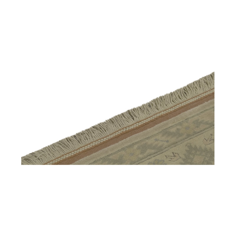 Hand-Knotted High-Quality Beige and Gray Area Rug