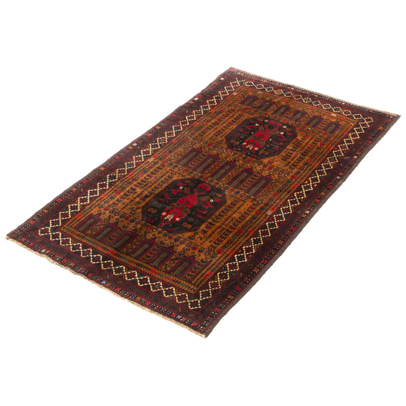 Teimani Brown Rug 3'3" x 5'7"
