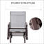 Fauteuil oscillant d'extérieur