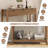 Set of 2 Modern Console Table With Storage, Small Wood Entryway Table Set For Living Room, 11.8"D X 43.3"W X 31.5"H-878050902
