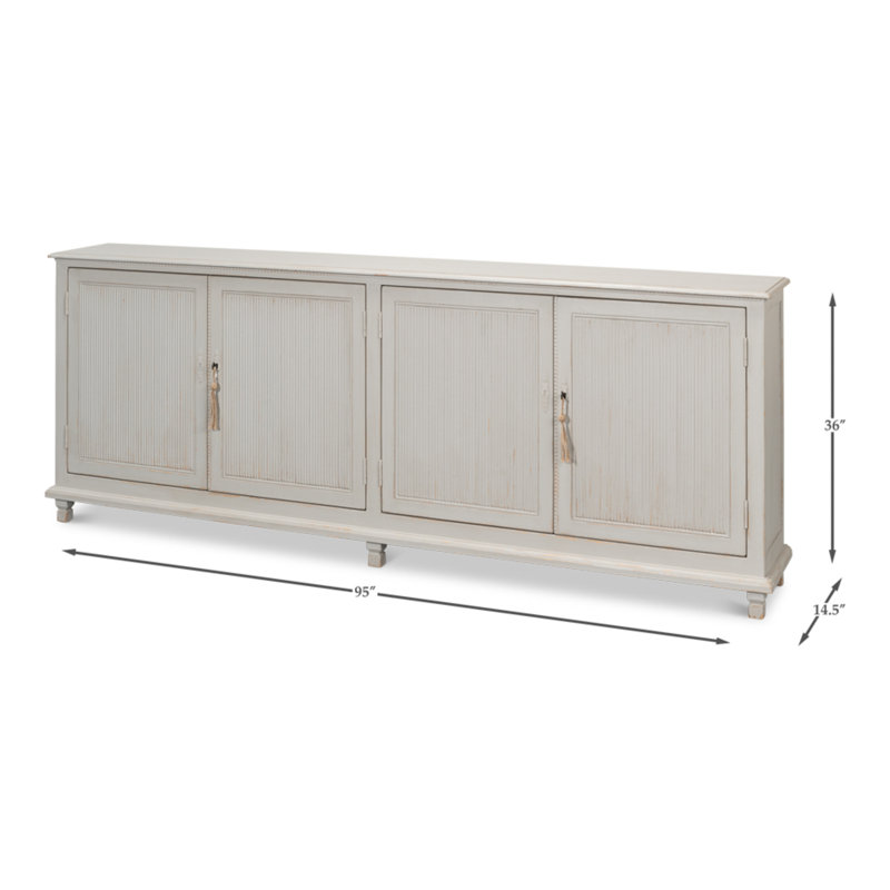 Harper 95'' W Solid Wood Sideboard