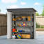 Kiazer 5 ft. W x 3 ft. Metal Dome Tool Shed