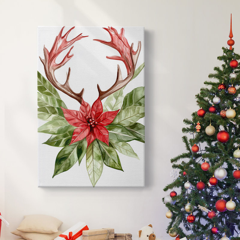 Art des Fêtes de Noël - Toile tendue avec châssis DCCCL III, H 18 po x l 12 po