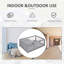 Maison pour tortues en bois Kinyon, habitat intérieur/extérieur pour tortues, gris