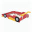 Lit plateforme pleine grandeur en forme de voiture de course avec roues-132465623