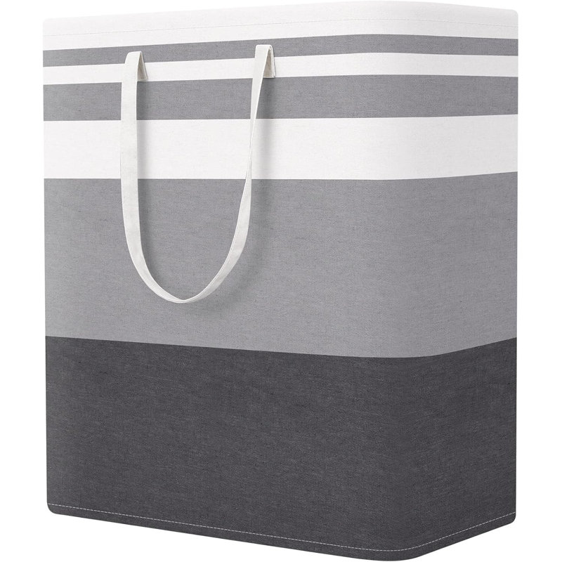 Laundry Basket Hamper Large Collapsible Laundry Hamper With Easy Carry Handles，Freestanding Clothes Hampers For Laundry, Bedroom, Dorm, Clothes, Towels, 100L