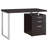 Cappuccino 3-drawer Reversible Office Desk-926798996