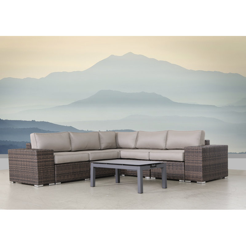 Ensemble de conversation modulaire 12 pièces avec coussins Sunbrella Bulgera