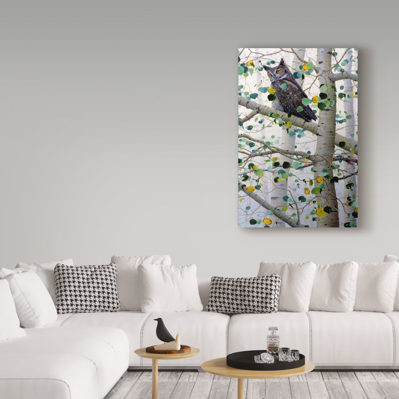 «Misty Aspen» par Fazulla, impression sur toile tendue, H 32 po x l 22 po x P 2 po
