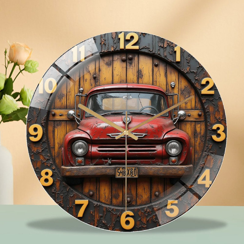 Horloge murale rétro 12 po