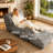 Floor Chaise Lounge Convertible Sofa Bed