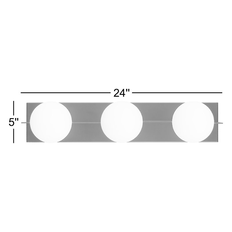 Orbel 3 - Light Vanity Light, Yes, Matte Black