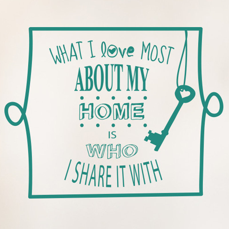 Wall Decal, Large, Aqua Green