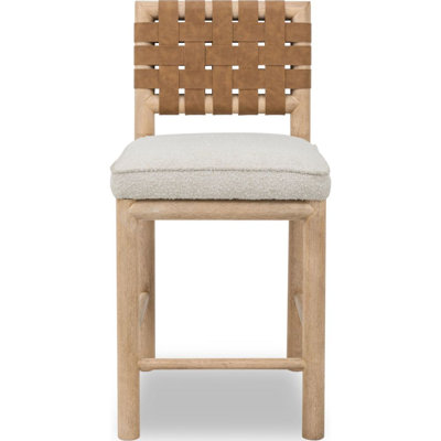 Tabouret de comptoir tissé Colleen