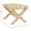 Repose-pieds carré standard en velours de 20,5 po Nixon-111178756