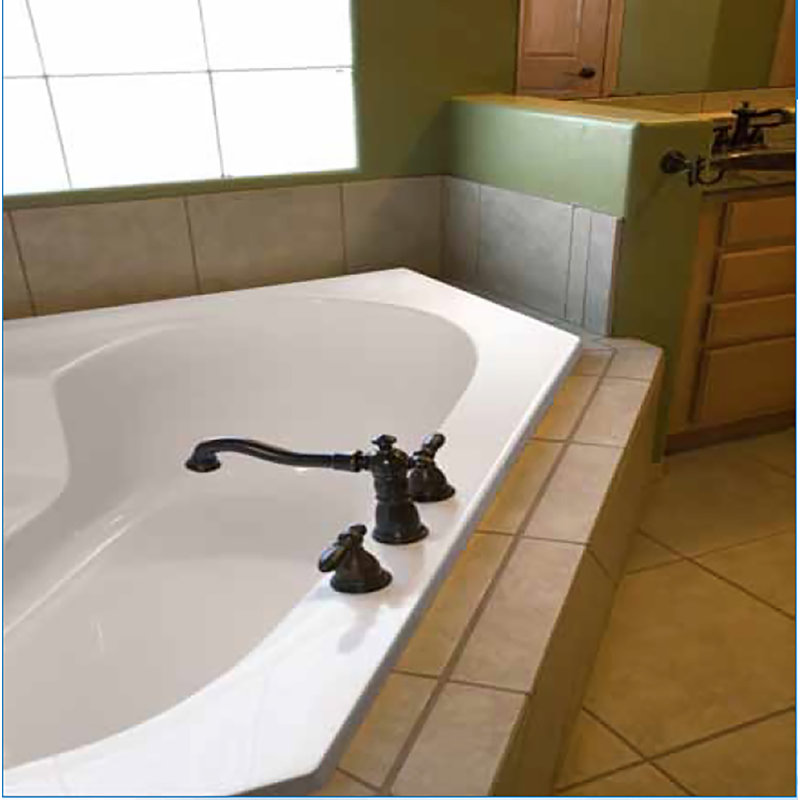 Builder 5959 59'' L Air Bathtub, White