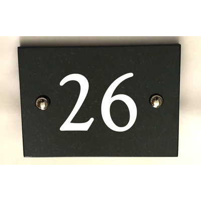 Brumby 10cm H Reflective Stone House Number