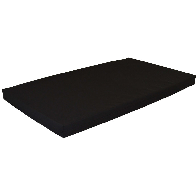 Coussin de siège extérieur Carol Rosecliff Heights, Simple, Noir