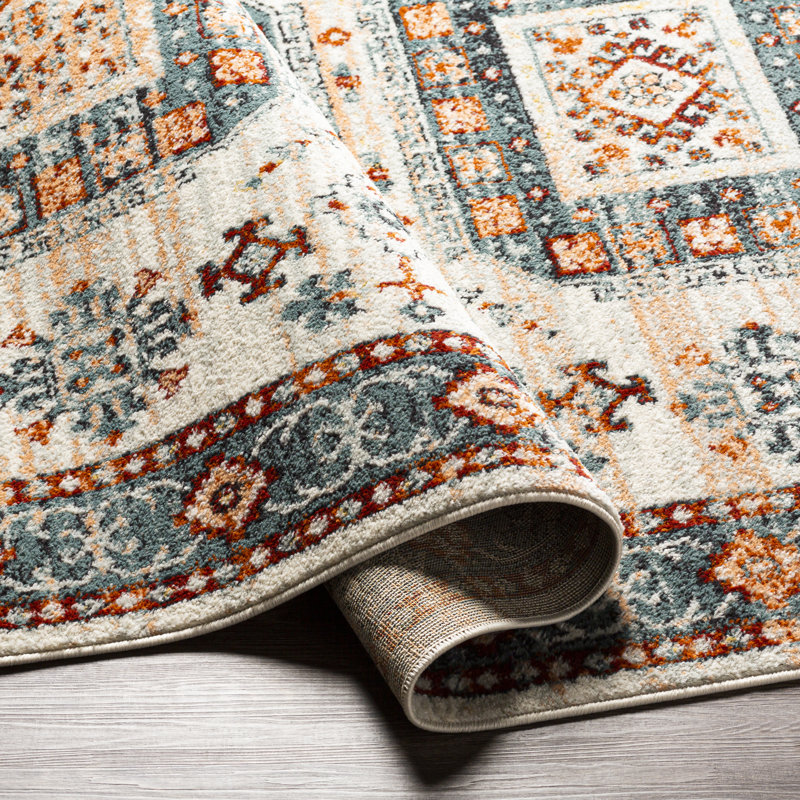 Aldusa Oriental Indoor Rug, Rectangle 5'3" x 7'