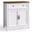 32'' Kitchen Storage Island with Drawer and Adjustable Shelf-405783639