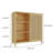 Large-Capacity Single-Door Storage Shelves In Living Rooms