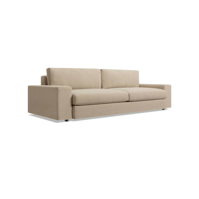 Esker Sofa, Kelso Blue 100% Polyester, 31" H x 98" W x 42" D