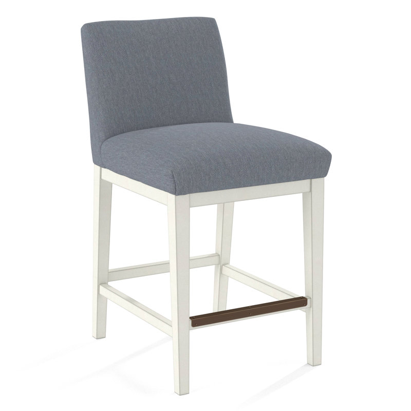 Upholstered Stool, 61558-61, White