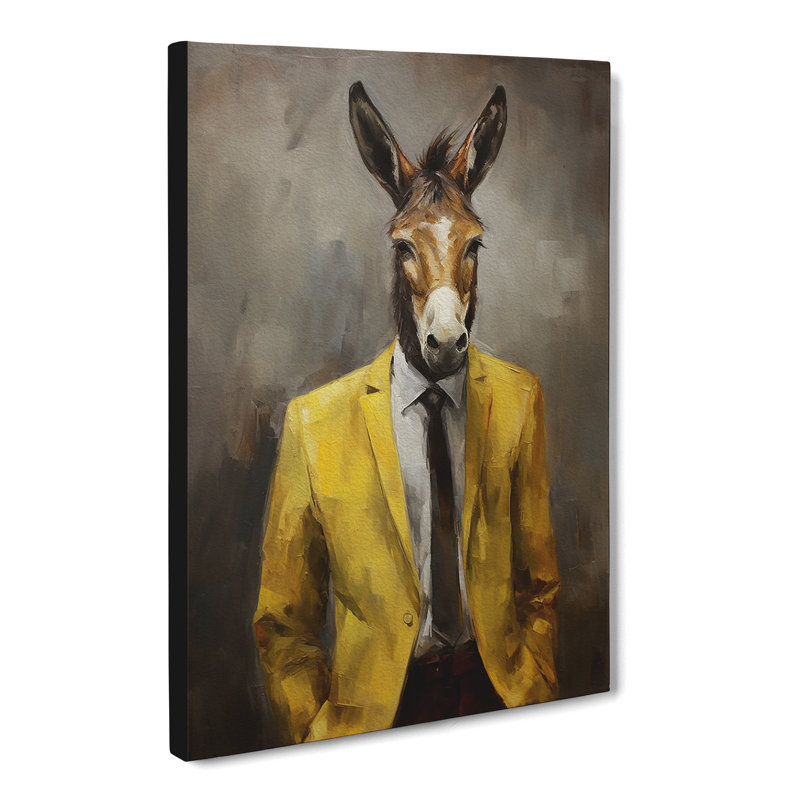 Donkey Modern No.2 - No Frame Print, 50cm H x 35cm W x 3cm D