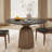 Round Solid Wood Pedestal Dining Table 39"/43"-624123129-624123111