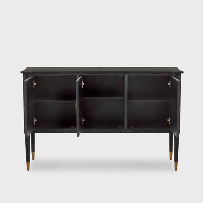 Buffet noir de style français antique