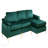 Velvet Sectional Sofa With Chaise
