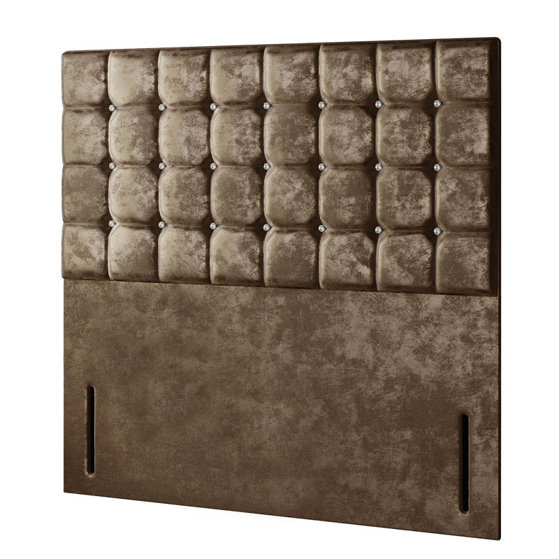 Rochester Upholstered Headboard, Double (4'6), Truffle