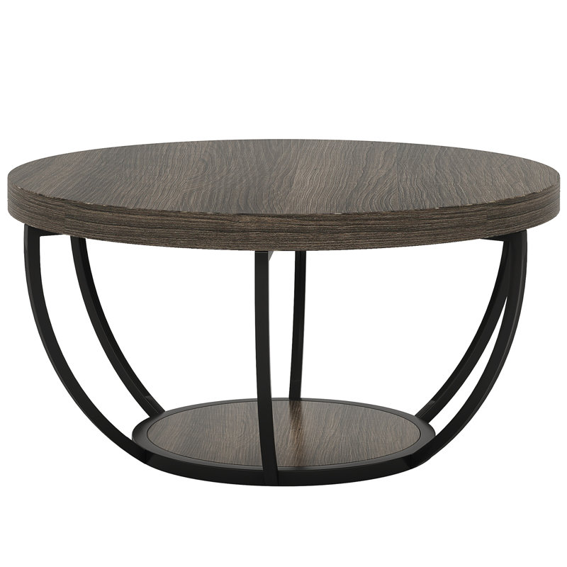 Table basse ronde, Gris