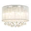 Dominic Flush Fabric Ceiling Light, 40m