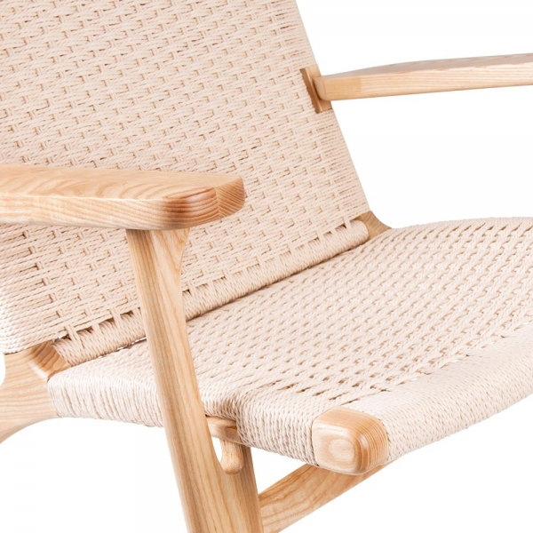 Soren Woven Lounge Chair, Natural, Beige