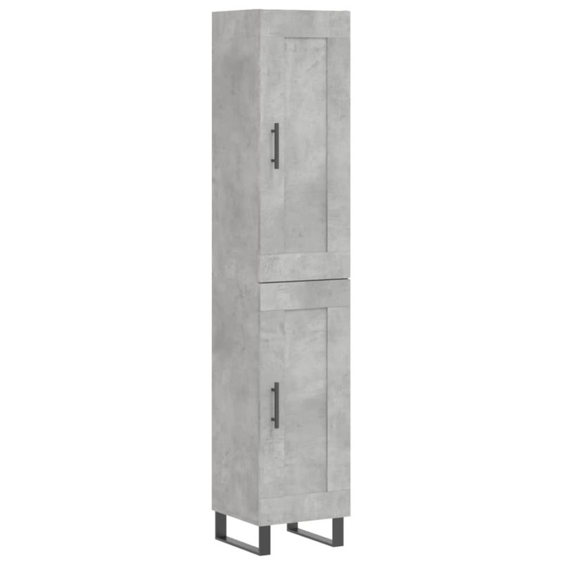 34.5cm Sideboard, Concrete Grey