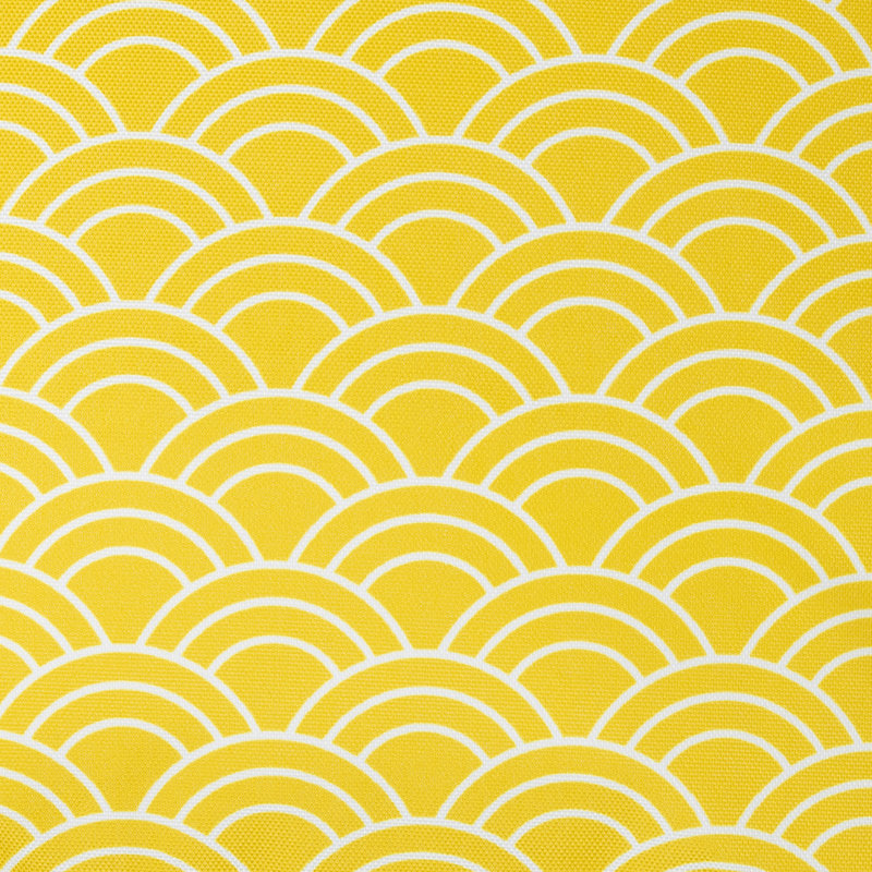 Deck Stripe Indoor-Outdoor Cushion, Ochre Yellow
