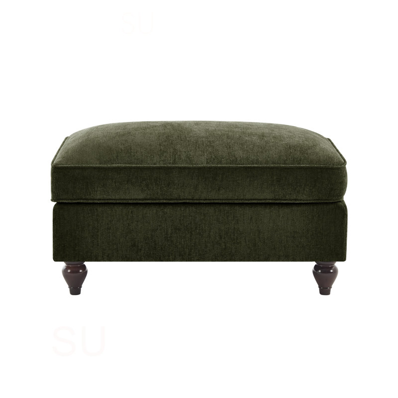 Ottoman Chenille For Bedroom ,Living Room, Green