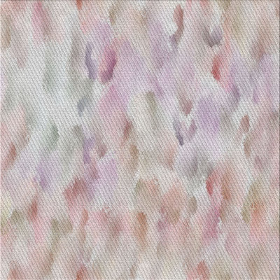 Tapis rose/vert tissé à la machine
