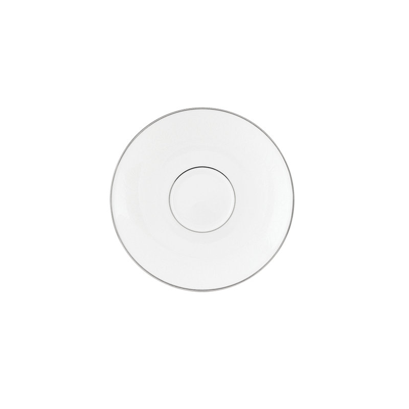 Lenox Hannah Platinum 4 Piece 6" Bone China Saucer Set