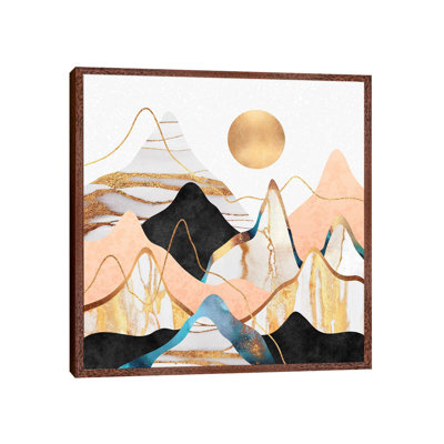 Mountainscape III - Single Picture Frame Print on Canvas