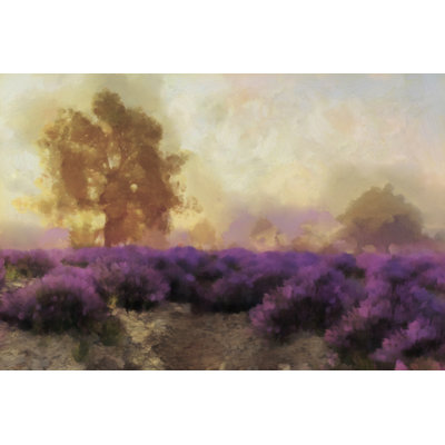 Purple Countryside II by Alonzo Saunders - Painting on Canvas