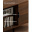 47" Fluted Tv Stand With Storage Cabinet For Living Room-455431292