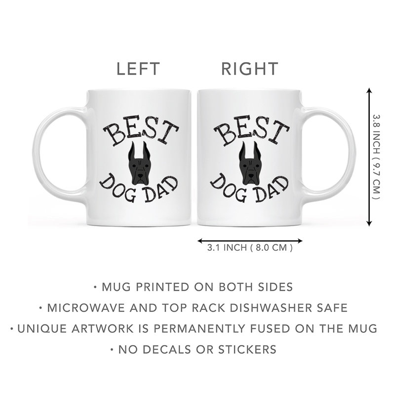 Tasse à café Best Dog Dad, Grand danois